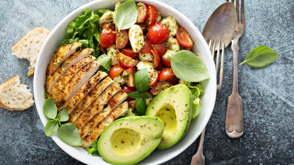 Chicken & Avocado Breakfast Bowl (38g Protein, Savory Low-Carb) | Eati — blog cover: nutrition, calories, and healthy eating tips