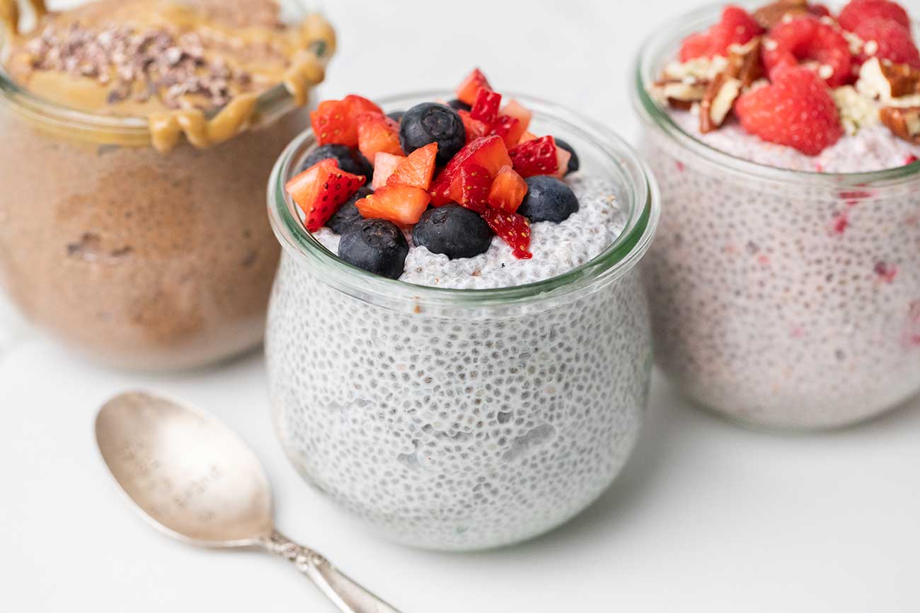 Chia Pudding with Protein Powder (27g Protein, Make-Ahead Breakfast) | Eati — blog cover: nutrition, calories, and healthy eating tips