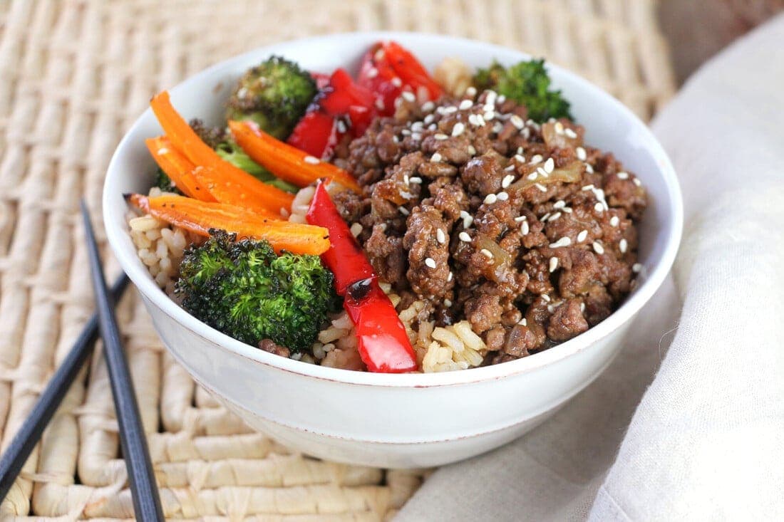 Lean Beef & Vegetable Bowl Recipe (430 Cal, 42g Protein) | Eati — Eati blog cover