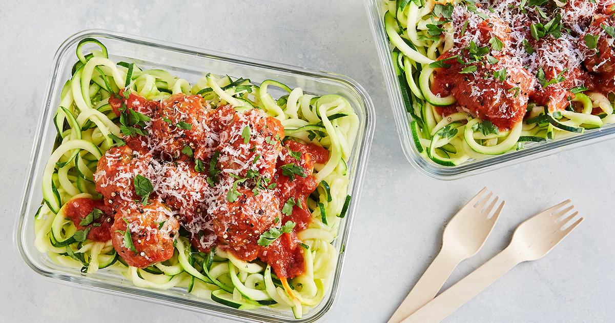 Turkey Meatballs with Zucchini Noodles Recipe (380 Cal, 40g Protein) | Eati — related nutrition article on Eati